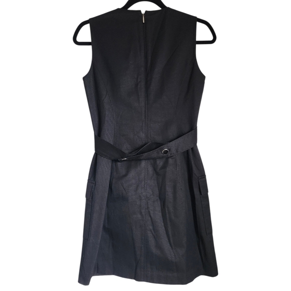 Club Monaco Black Sleeveless Utility Dress - Picture 2 of 3
